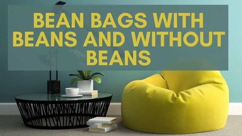 Bean bags with beans and without beans