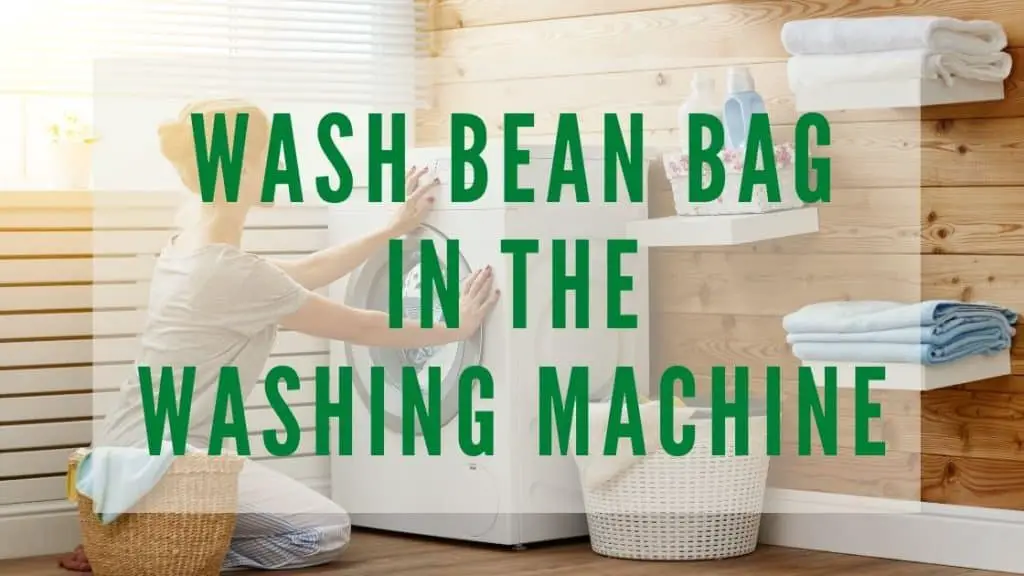 wash bean bag in the washing machine