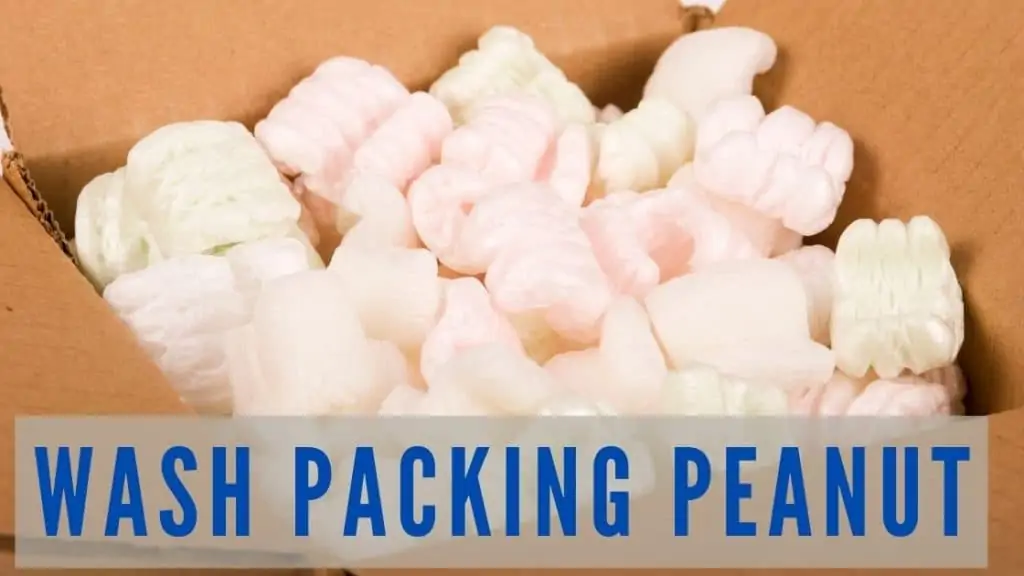 wash packing peanut