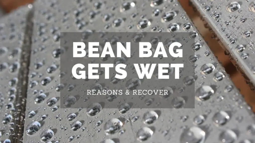 bean bag get wet