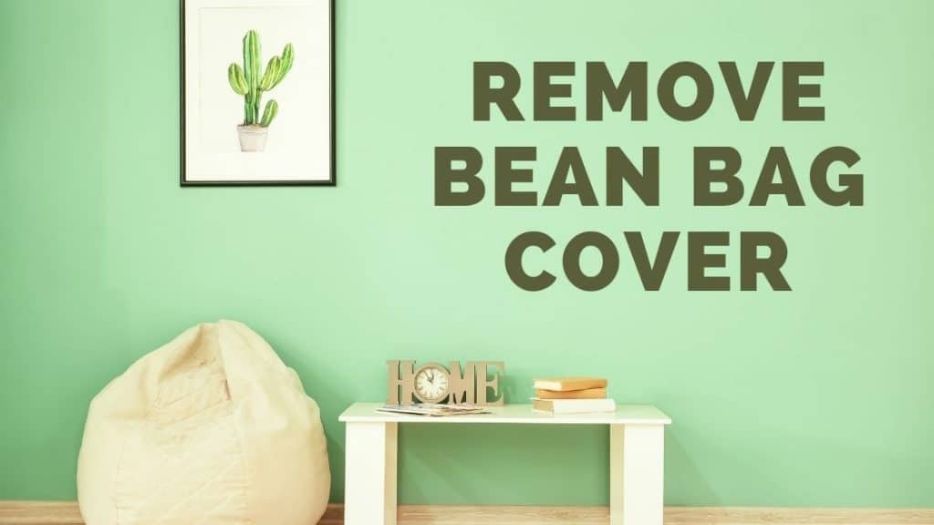 change bean bag cover