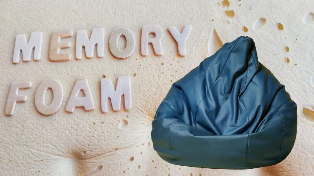 memory foam for bean bag