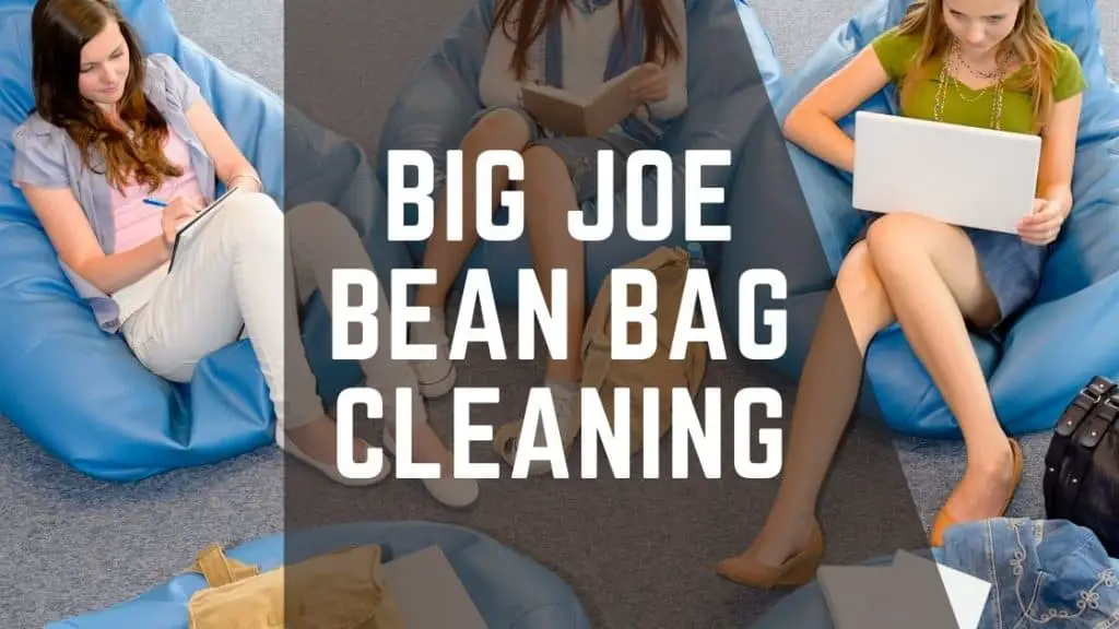 big joe bean bag cleaning